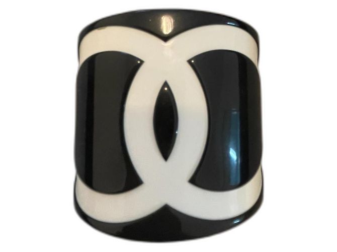 Coco Crush Chanel Pulseira Clássica Chic 2001 Preto