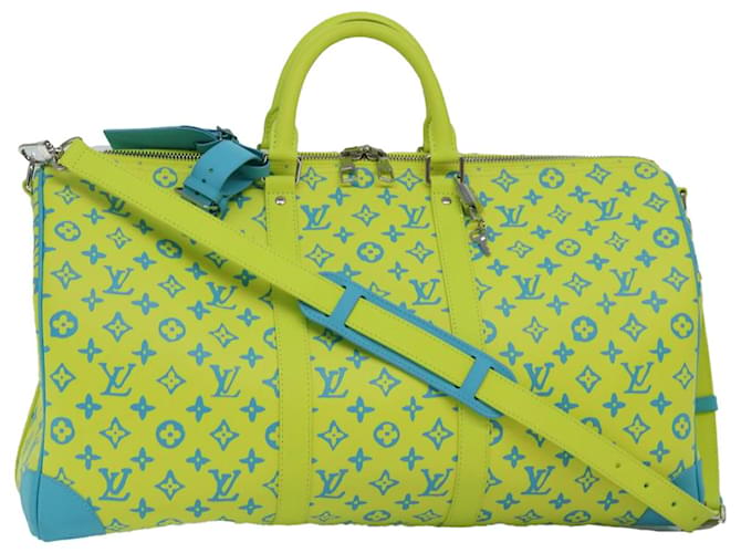 Louis Vuitton Keepall Bandouliere 50 Yellow Cloth  ref.1422509