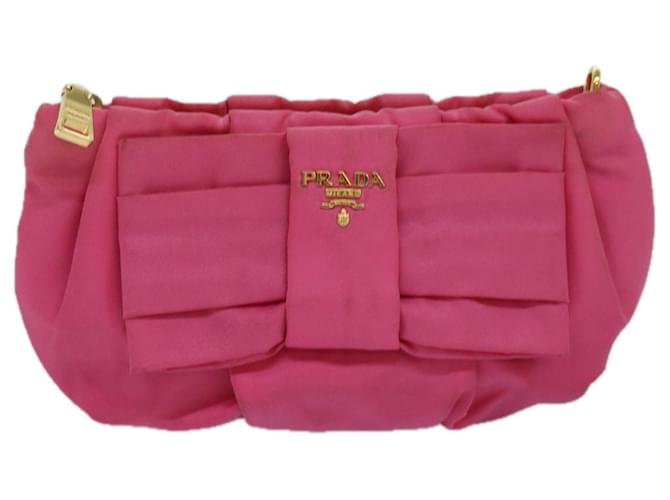 Prada Tessuto Pink Synthetic  ref.1422519