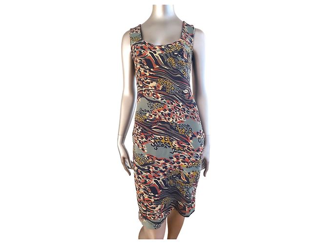 Vestido estampado Roberto Cavalli Talla M Multicolor
