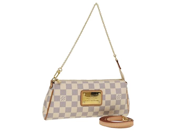 LOUIS VUITTON Bolsa de Ombro Damier Azur Eva 2way N55214 LV Auth yk12851A  ref.1422576