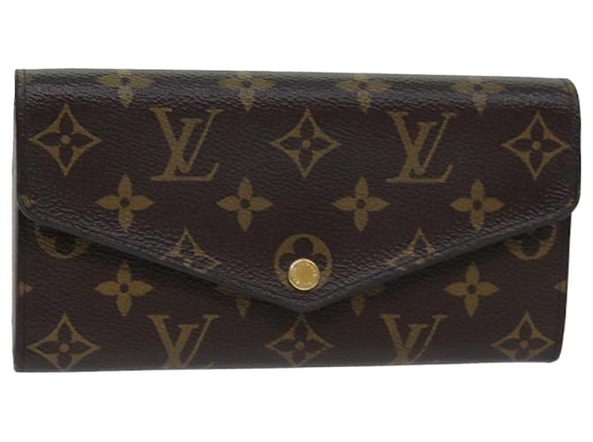 LOUIS VUITTON Monograma Carteira Sarah Rose Valerine M62235 LV Auth am6324 Lona  ref.1422607