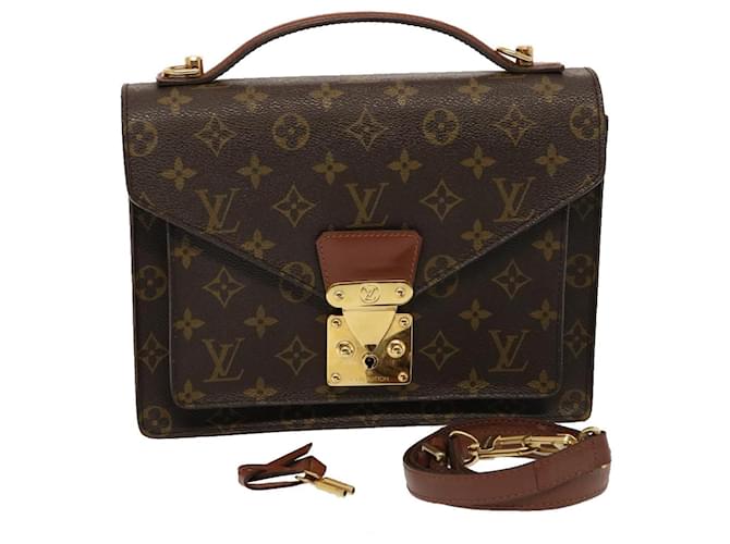 LOUIS VUITTON Monogram Monceau 26 Shoulder Bag M51187 LV Auth 77273 Cloth  ref.1422632