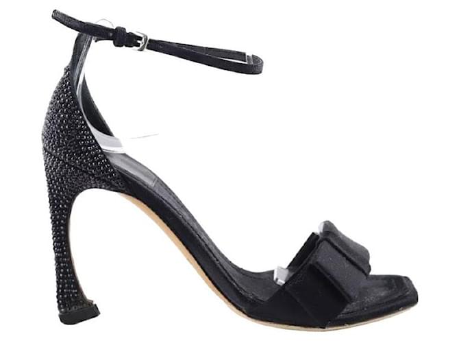 Dior Leather heels Black  ref.1422712