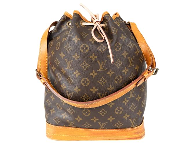 Louis Vuitton Canvas Monogram Sac Noe Grande Brown Cloth  ref.1422911