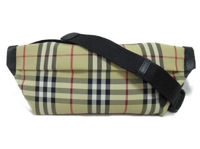 Burberry House Check Canvas Belt Bag Canvas Belt Bag 8084112A7026 in Excellent condition Brown Cloth  ref.1422979