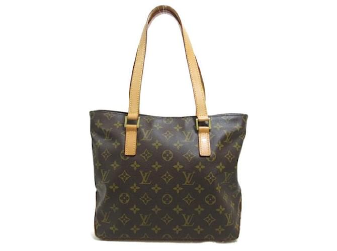 Louis Vuitton Cabas Piano Canvas Tote Bag M51148 in Very Good Condition Brown Cloth  ref.1422987