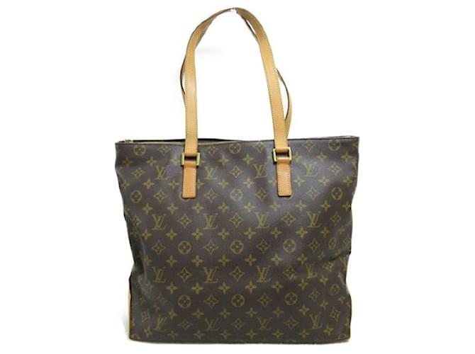 Louis Vuitton Cabas Mezzo Canvas Tote Bag M51151 in Very Good Condition Brown Cloth  ref.1422996