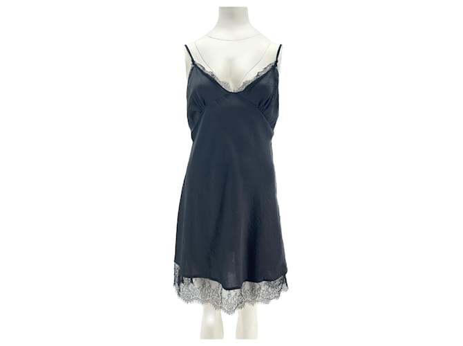 Preen By Thornton Bregazzi PREEN PAR THORNTON BREGAZZI Robes T.International S Polyester Noir  ref.1423049