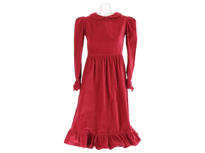 Autre Marque BATSHEVA  Dresses T.US 2 Cotton Red  ref.1423086