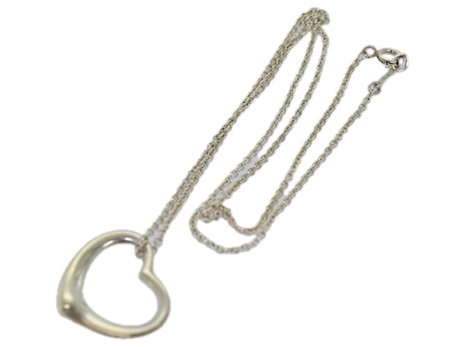 Tiffany & Co Open Heart Silvery Silver  ref.1423139