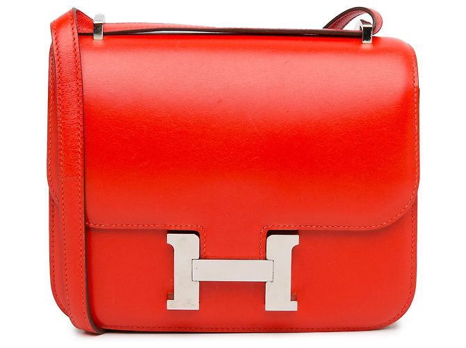 Hermès Rot Mini Tadelakt Constance 18
