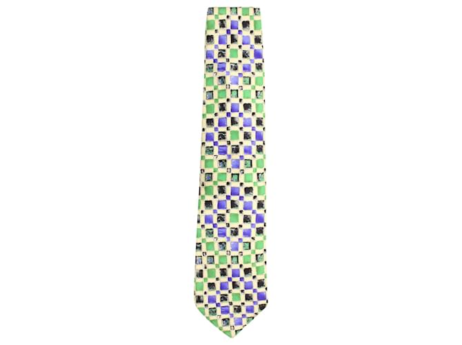 Hugo Boss Printed Tie in Multicolor Silk Python print  ref.1423352