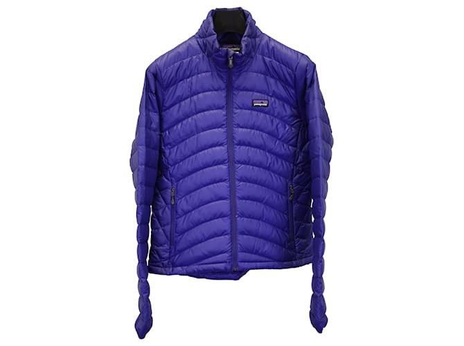 Autre Marque Patagonia Padded Down Jacket in Blue Polyester  ref.1423353