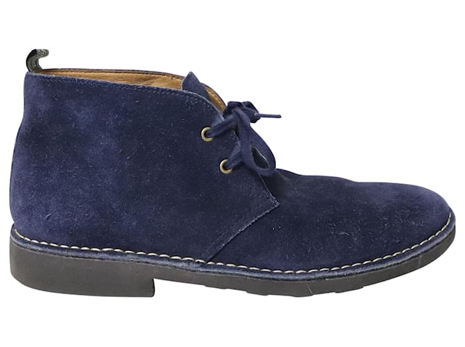 Blue suede polo boots best sale