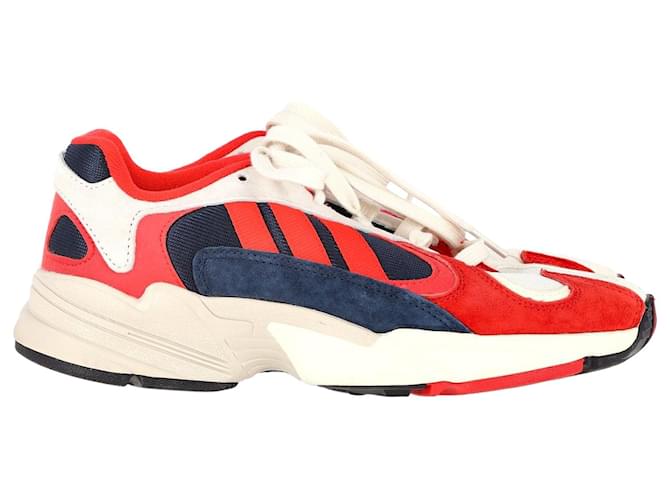 Autre Marque Adidas Yung-1 Sneakers in Red Suede  ref.1423373