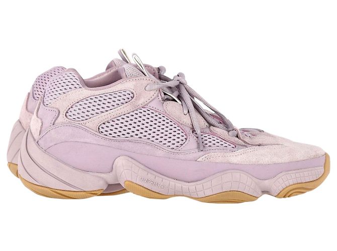 Baskets Adidas x Yeezy 500 Soft Vision en daim violet pastel