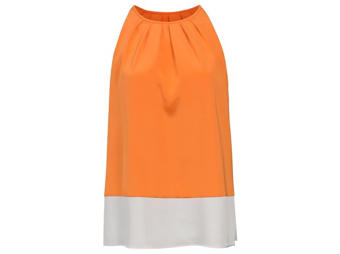 Top Halter Theory in seta arancione