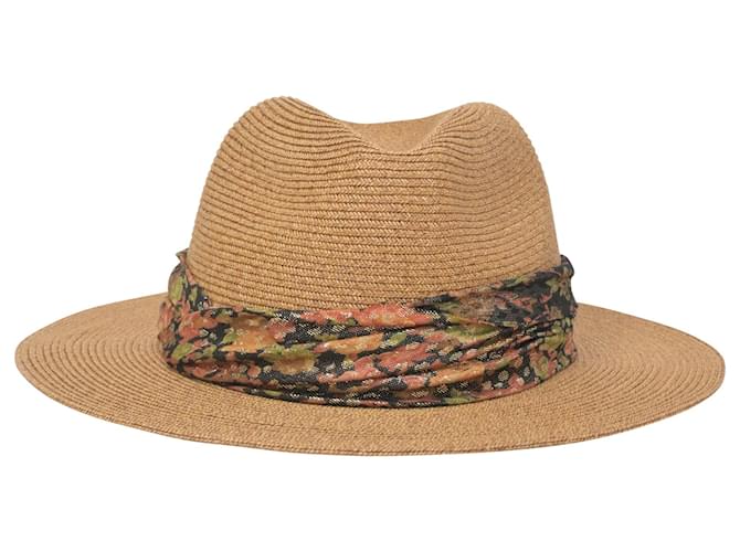 Eugenia Kim Fedora Hat in Beige Straw  ref.1423406