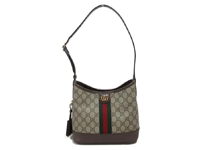 Sac à épaule Gucci Ophidia en toile 781402 en excellent état Marron  ref.1423424