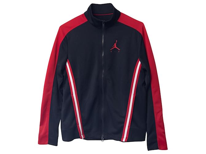 Nike x Air Jordan Jumpman Track Jacket in Red and Black Polyester  Python print  ref.1423438