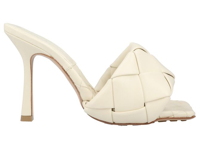 Bottega Veneta Lido Mule white