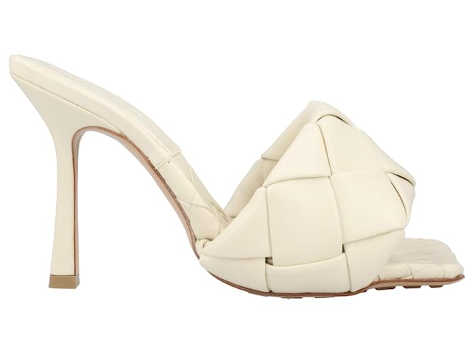 Bottega Veneta Lido Mule white Leather  ref.1423516