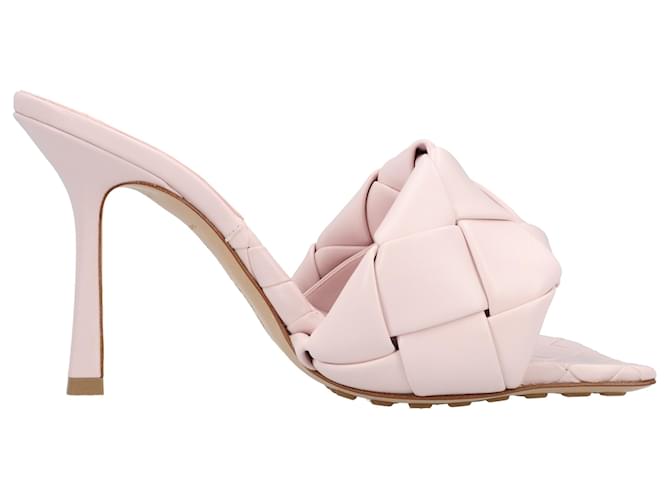 Bottega Veneta Lido Mule pink Leather  ref.1423559