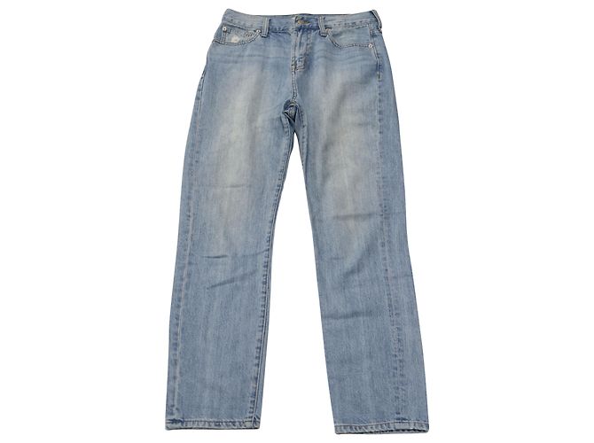 Madewell Los Jeans de Verano Perfectos en Denim de Algodón Azul Azul claro