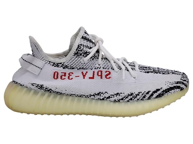 Autre Marque Sneaker Adidas Yeezy Boost 350 V2 Zebra in cotone bianco  ref.1423606