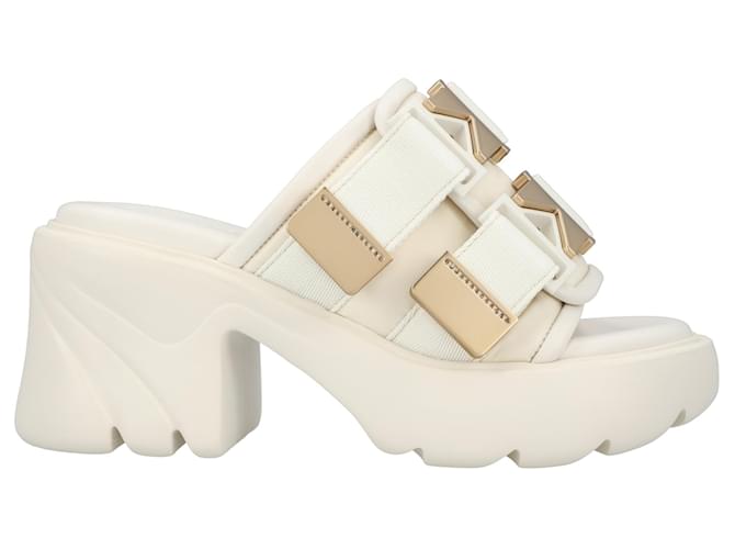 Bottega Veneta Flash Mule white