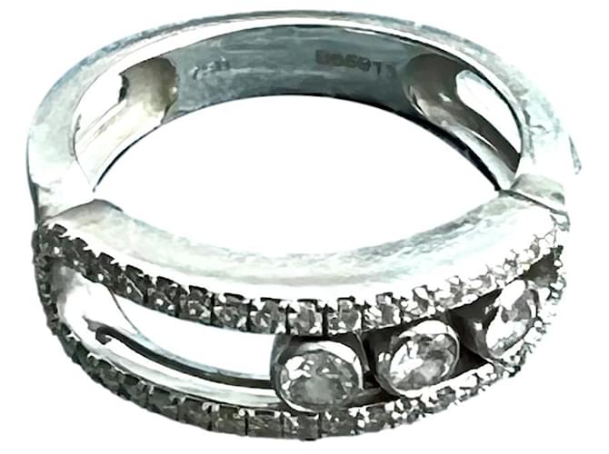 Messika Classic move Silver hardware White gold Diamond  ref.1423730