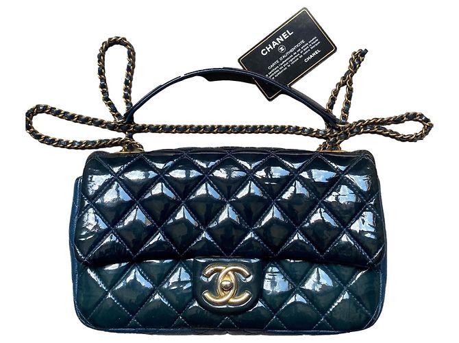 Bolso Classic Flap de Chanel Azul
