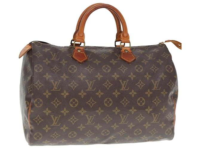 LOUIS VUITTON Sac à main Monogram Speedy 35 M41524 LV Auth bs15057 Toile Monogramme  ref.1423823