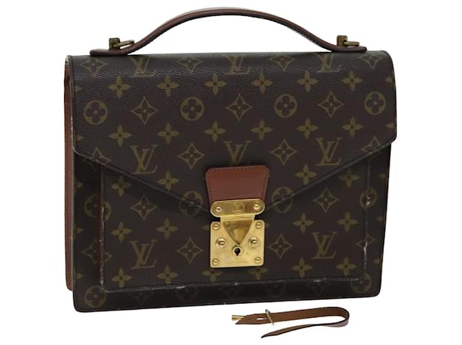 LOUIS VUITTON Monogram Monceau 28 Hand Bag 2way M51185 LV Auth ar11952B Cloth  ref.1423832