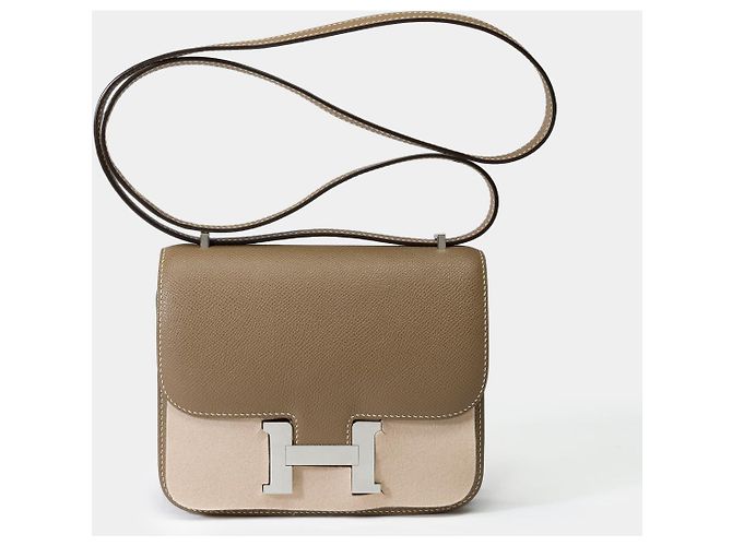 Hermès HERMES Constance Bag in Etoupe Leather - 101999 Taupe