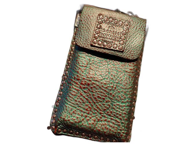 Campomaggi Clutch Tasche Grün