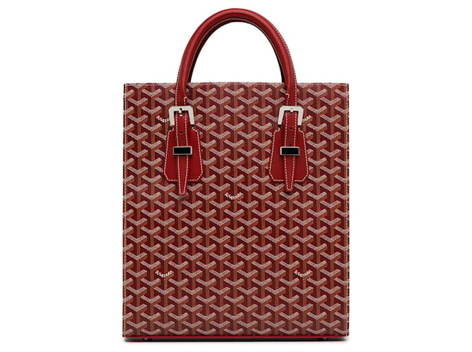 Bolso tote PM Goyardine Comores rojo Goyard Roja Cuero  ref.1424073