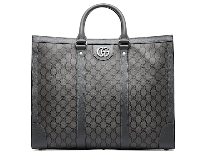 Bolsa Ophidia Grande GG Supreme cinza da Gucci Couro  ref.1424145