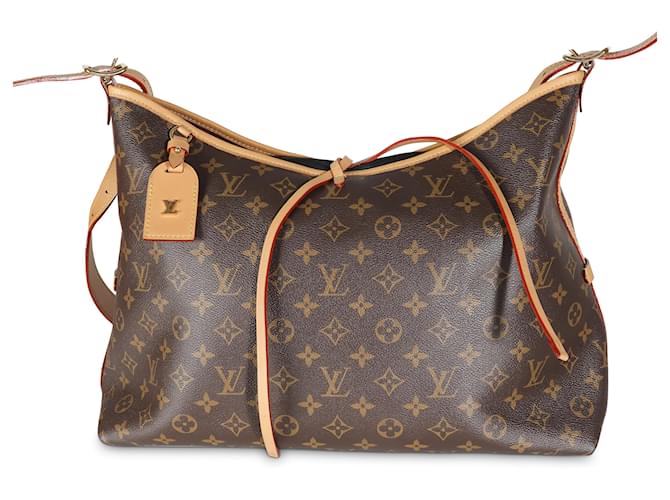 Louis Vuitton Monogram Canvas Carryall MM Brown Cloth  ref.1424244