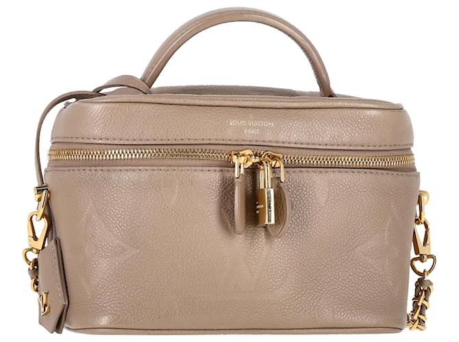 Sac Vanity PM Louis Vuitton en cuir beige  ref.1424266