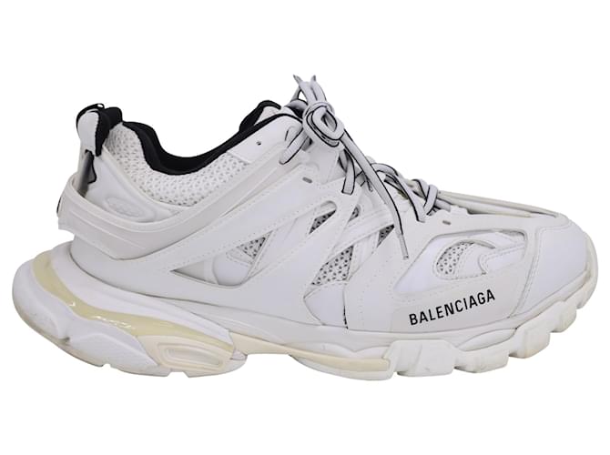 Balenciaga Track Sneakers in White Polyurethane  Plastic  ref.1424299