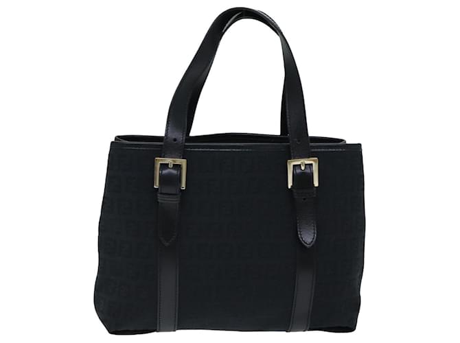 Fendi Zucchino Negro Lienzo  ref.1424584