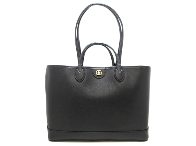 Bolsa Tote Ophidia em couro preto médio da Gucci Bezerro-como bezerro  ref.1424636