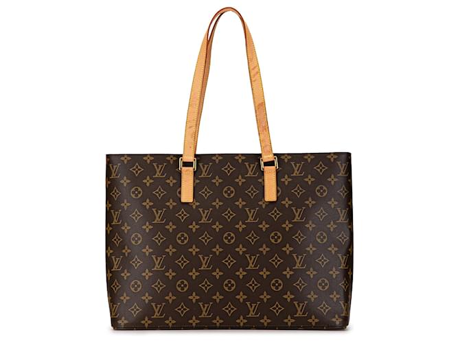 Louis Vuitton Monogram Luco Marron Cuir Toile  ref.1424650