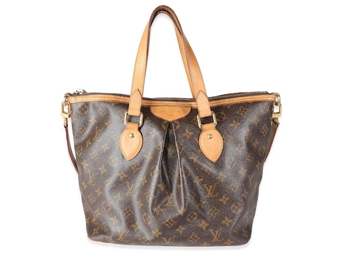 Louis Vuitton Monogram Canvas Palermo PM Preto Lona  ref.1424879