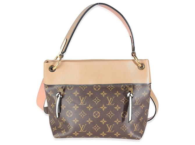 Bolsa Tuileries Besace em Canvas Monograma Sésamo Louis Vuitton Bege Lona  ref.1424905