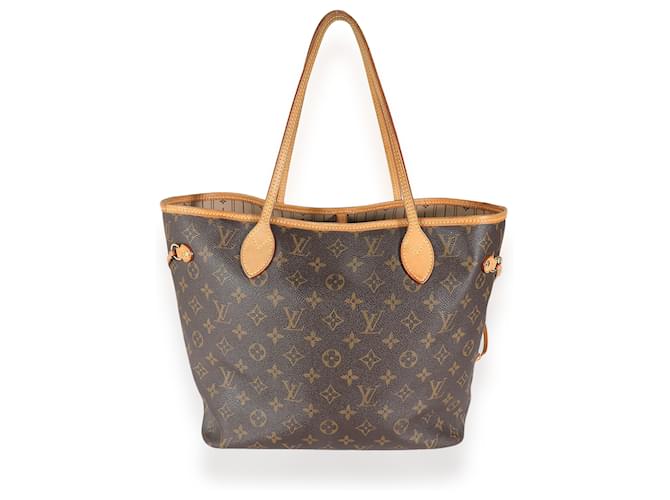 Louis Vuitton Monogram Canvas Neverfull MM Toile Marron  ref.1424908