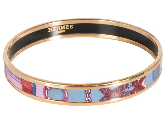 Hermès Hermes Cavald'or Fin Surnaturel Narrow Bracelet Gold-plated  ref.1424914