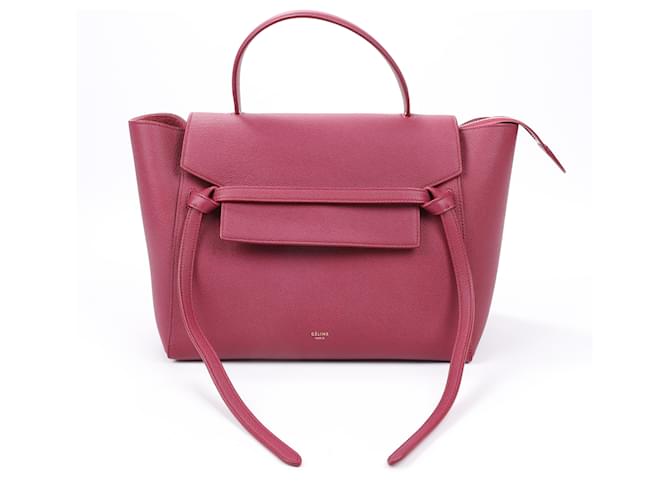 Céline Bolso Cinturón Celine Mini de Cuero 2 en 1 en Púrpura  ref.1425005